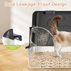 L8 Max-XXXL Stainless Steel Litter Box with Lid, 28" L