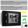 Heroecol Key and Electronic Security Safe Box Digital Deposit Box