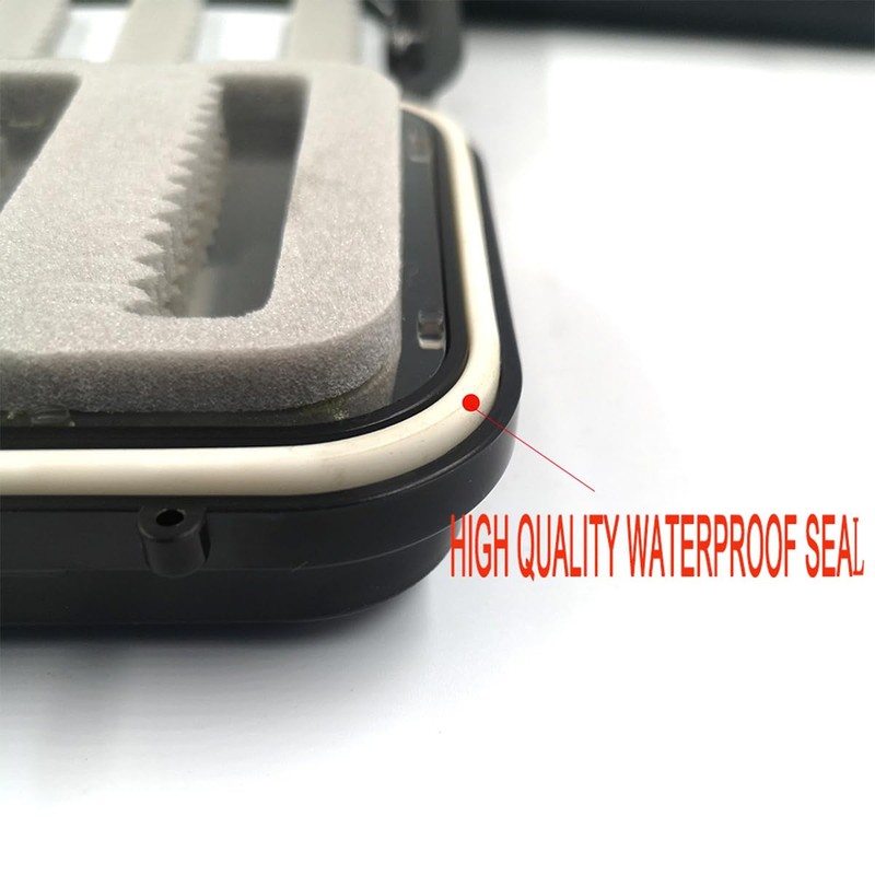 AIMALL Waterproof Fishing Tackle Box – Multi-Layer Fly Hook Storage