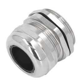 M32 Stainless Steel Cable Gland Protector IP68 Water Proof Cable Glands Joints Adjustable Connector for 15-22mm Cable Diameter