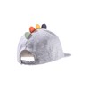 Sterntaler Boys Baseball Cap Dino, Silver melange