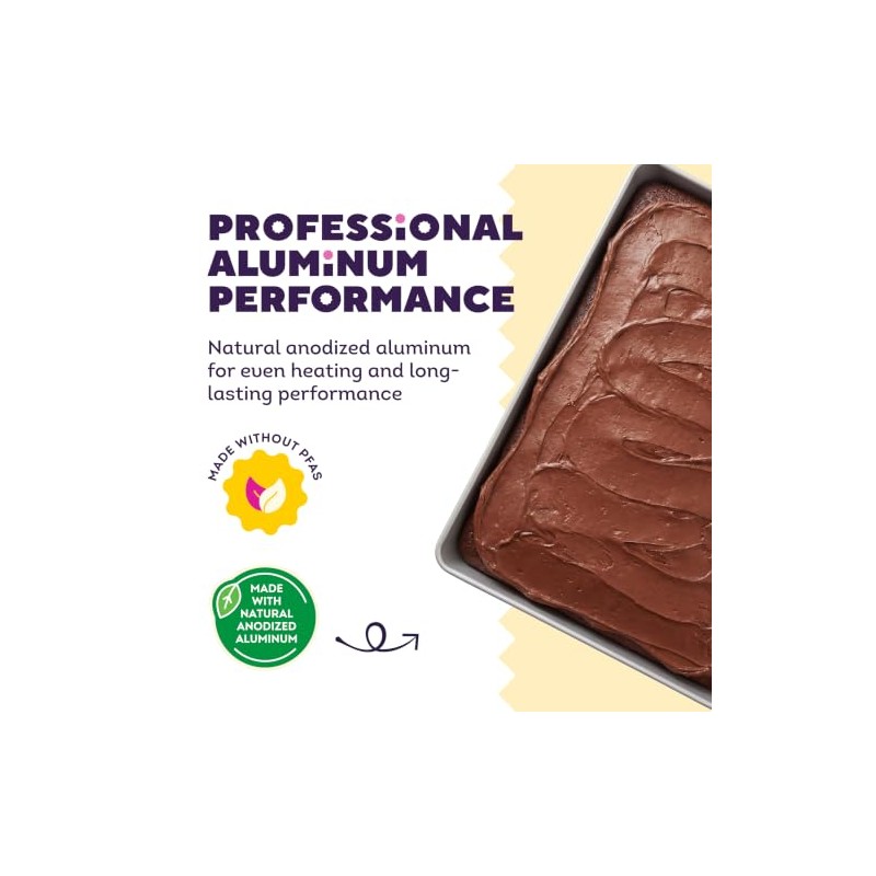 Wilton 2105-1308 Molde alto rendimiento rectangular 22.8 x 30.4 x