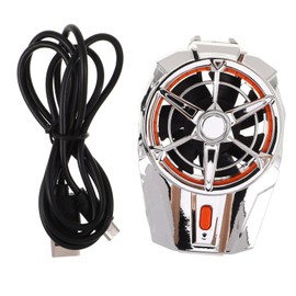 LALAFINA Smart Semiconductor Phone Cooler with Intelligent Temperature Control Rapid Heat Dissipation Clip Fan for Gaming Smartphones Streamers and Everyday Use