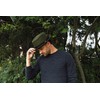 Funky Junque Diamond Crown Wool Structured Fedora - Olive (Large/XL)