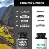 Maca Negra Peruana Orgánica 1000 Capsulas Suplemento Alimenticio Vegano Vitaminas