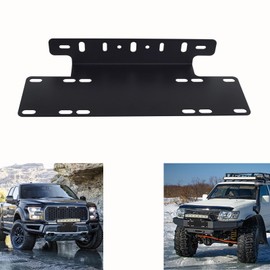 SKYWORLD 15 inch LED Work Light Bar Licence Number Bumper Plate Mounting Brackets Frame Holder for Car Off Road Truck SUV UTE ATV UTV 4x4