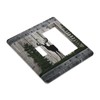 LuHuoLu Decorative Outlet Covers Rustic Deer Elk Forest Grey Wood