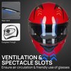 ILM Motorcycle Helmets with Built in Bluetooth Full Face Casco