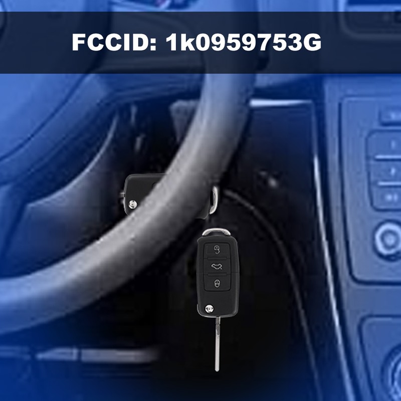 3-Button Car Remote Control Key Fob 433Mhz ID48 Chip for