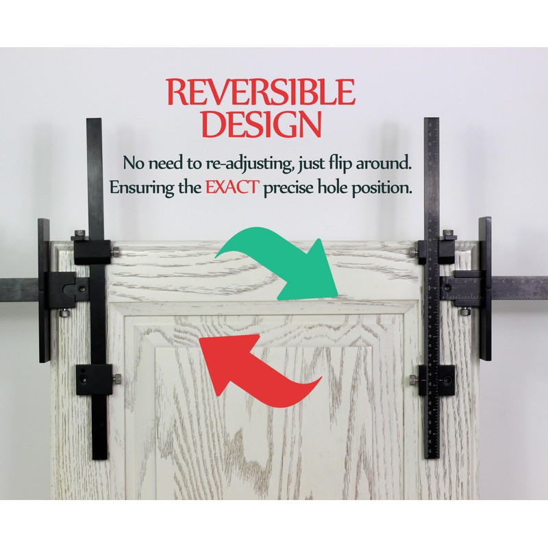 Basic Black Aluminum Alloy Cabinet Hardware Jig for Effortless Handles,