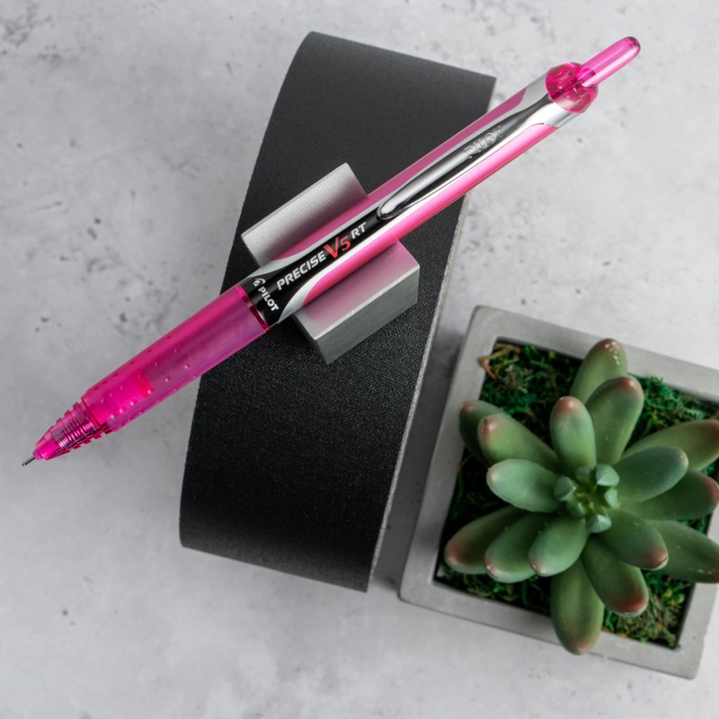 PILOT Precise V5 RT Extra-Fine Premium Retractable Rolling Ball Pens,