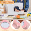 Polygonal Magnetic Sewing Guide, 3 Pieces Hem Guide with Scale,
