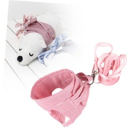 VILLFUL Guinea Pig Harness and Leash Small Pet Harness for Hedgehog Chihuahua Squirrel Pet Supplies Cotton Chest Strap