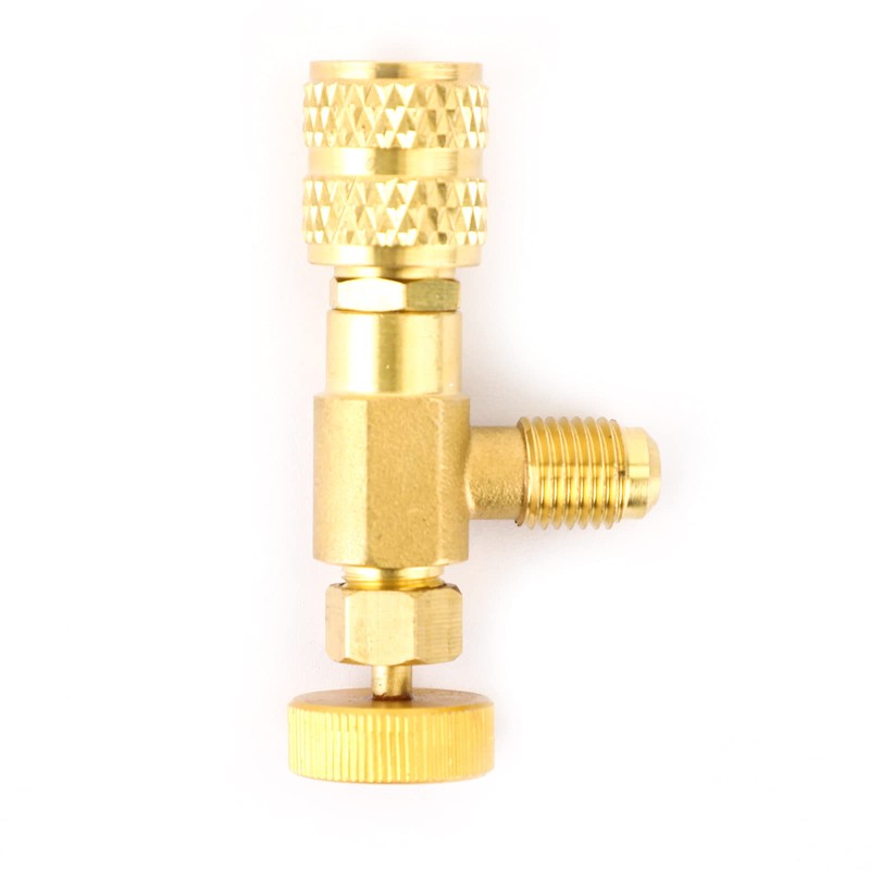 Areyourshop R410A Refrigeration Charging Valve Adapter 1/4" SAE Male to