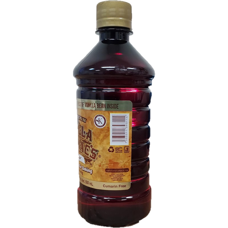 Mexican Vanilla Totonac’s Bottle - Pure Imported Vanilla Extract (Ambar/Clear: