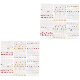 Healvian 12sheets Nail Art Stickers Easter Bunny Semi Cured Gel Nail Decals for Women Girls DIY Sticker