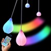 POITOI LED Poi Balls Rechargeable with 34 Vibrant Color Light