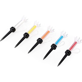 CENPEK 5pcs 3.1" Golf Tee Magnetic Tee Training Driver Tee Golf Ball Holder Outdoor Golf Accessories
