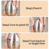 HENGBIRD Kitchen Timer, Kitchen Timer, Egg-shaped Funny Egg Timer, Stainless