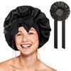 Barlone Silk Bonnet for Sleeping, Long Hair, Bonnet Silk, Soft