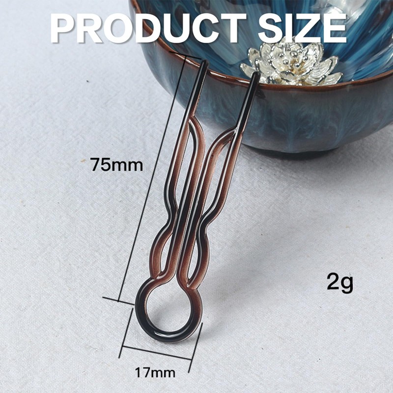 Set of 10 U-shaped hairpins