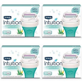 NEW Schick Intuition Sensitive Care Moisturizing Razor Blade Refills for Women with Natural Aloe 12 Count (Limited Edition)