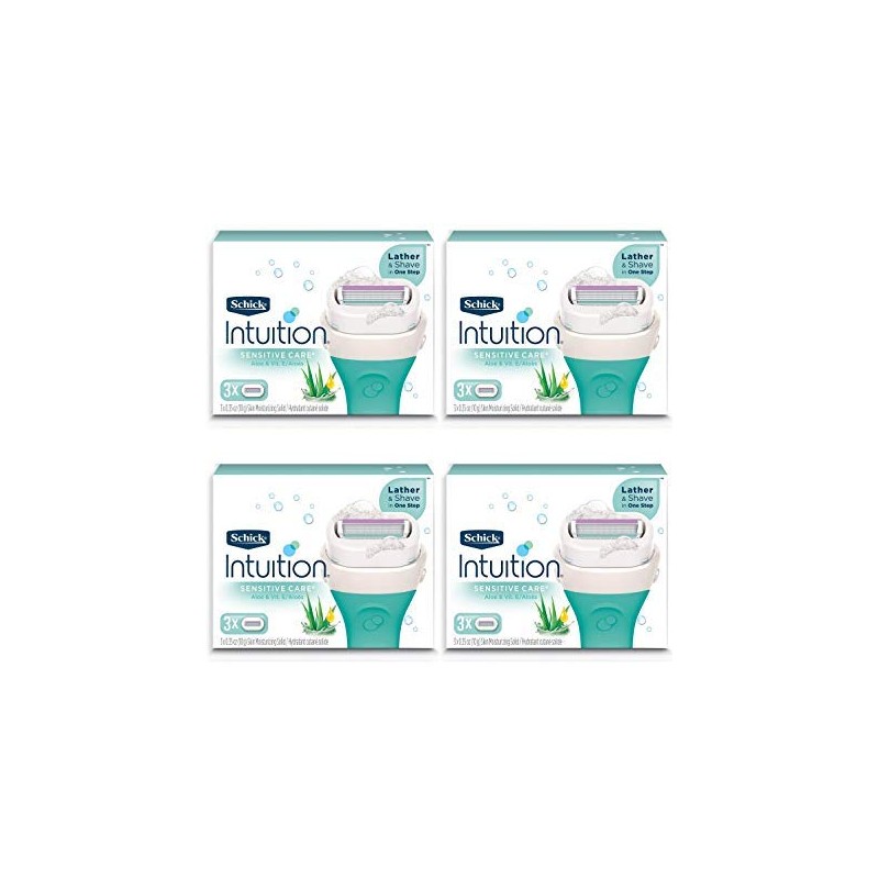NEW Schick Intuition Sensitive Care Moisturizing Razor Blade Refills for