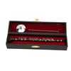Miniature Clarinet Replica with Stand and Case Musical Instrument Model