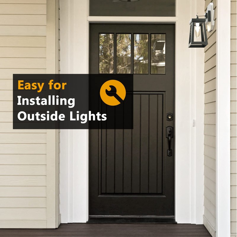 Siding Mounting Kit, Siding Mount Block, Outdoor Light Mounting Block