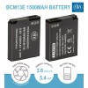 BM 2X DMW-BCM13E Batteries & Charger for Panasonic DC-TS7 DMC-TS5