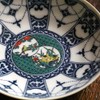 Kutani Ware Blue Style No. 4 Plate Set (Set of