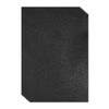 PATIKIL 2mm(1/10") Thick Non Adhesive Glitter Foam Sheet 16x24inch(40x60cm) Black,