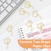 Small Paper Clips, 50PCS Gold Paperclips Cute Palm Tree Shaped