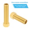 PATIKIL 1/2" Male to 1/2" Female Brass Pipe Extension Fitting