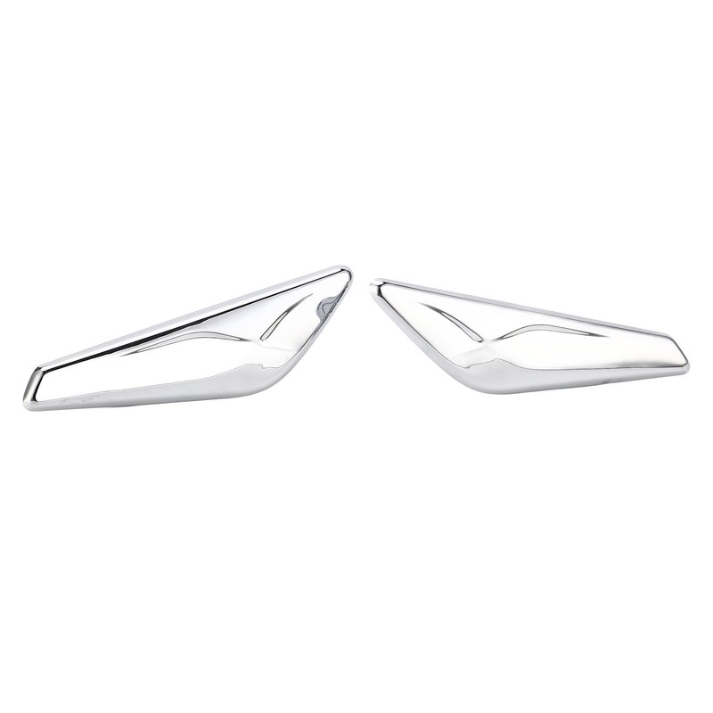 2PCS Front Fender Chrome Finisher 51117338569 Replacement for X3 X4