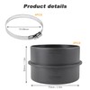 2 Pieces Exhaust Hose 75 mm Kit, Ventilation Pipe with