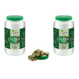 VITA IDEAL Vegan® Sennes – Leaves 2 x 360 Capsules – Senna Alexandrina – Daily Serving 600 mg Senna Leaves Pure Powder Natural, Vegetable and No Additives, Original from Vitadeal.