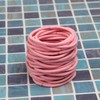 LEDUODO 120Pcs 3mm Elastic Hair Ties - Rubber Hair Ties