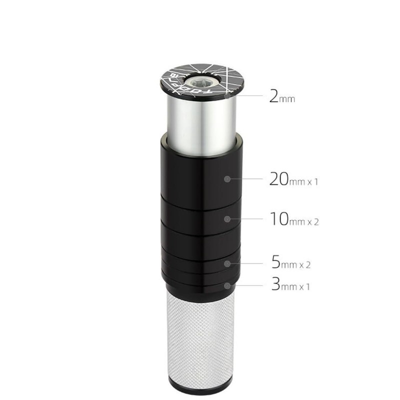 HOUSON Bicycle Stem Riser, Bicycle Stem Height Adapter Bicycle Fork