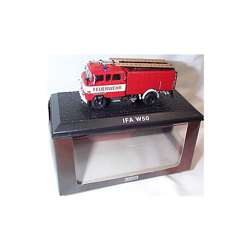 atlas editions red IFA W50 fire engine 1.72 scale diecast