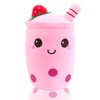 Bubble Tea Cuddly Toy, Squishy Bubble Tea Fluffy Stuffies Plush