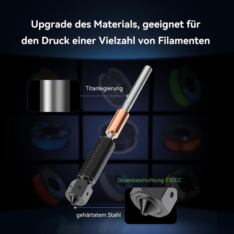 Creality E3D Obxidian™ High Flow Nozzle Assembly, Quick Disassembly and