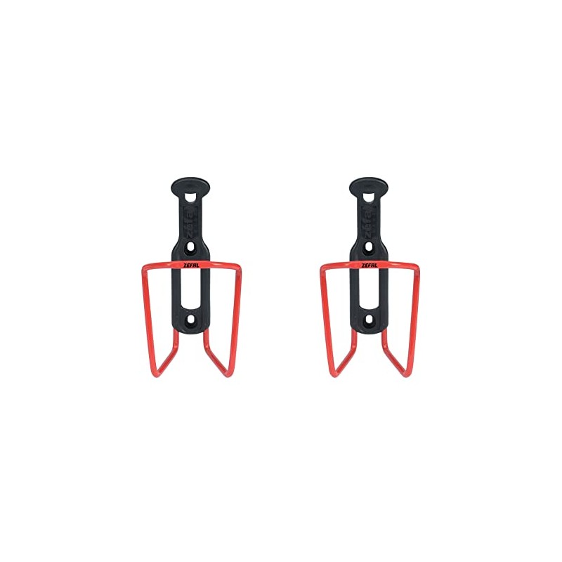 ZEFAL Pack of 2 Aluminium Plast 124 Bicycle Bottle Cages