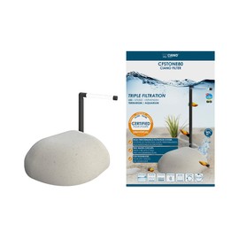 Love Aquatics Aquarium Fish Tank/Terrarium Internal Filter Stone Ornament Design (380L/h (Tanks up to 80L))