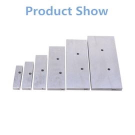 TJHSM 6Pcs Adjustable Parallel Set 3/8-2-1/4 Industrial Tools Hardened Steel Precision Parallel Set for Layout Inspection