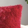 MIULEE Christmas Pack of 2 Faux Fur Cushion Covers Fluffy
