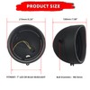 FATECIM Motorcycle 7" Round Headlight Bucket Housing with Visor 7