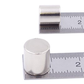 Brudazon 15 Mini Disc Magnets 9 x 9 mm N52 Strongest Level Neodymium Magnets Ultra Strong Power Magnet for Model Making, Photo, Whiteboard, Notice Board, Fridge, Crafts, Magnetic Disc Extra Strong