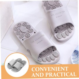 KOMBIUDA 1 Pair Massage Slippers for Relaxation Slip Footwear for Home Hotel Comfortable Pedicure Slippers for Foot Relief After Work Unisex Design for All