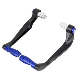 F FIERCE CYCLE 1 Pair 22mm Motorcycle Brake Clutch Protect Hand Guard Lever Blue